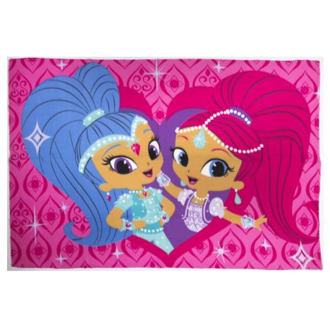 Shimmer & Shine Bright Pink Fleece Blanket £4.99
